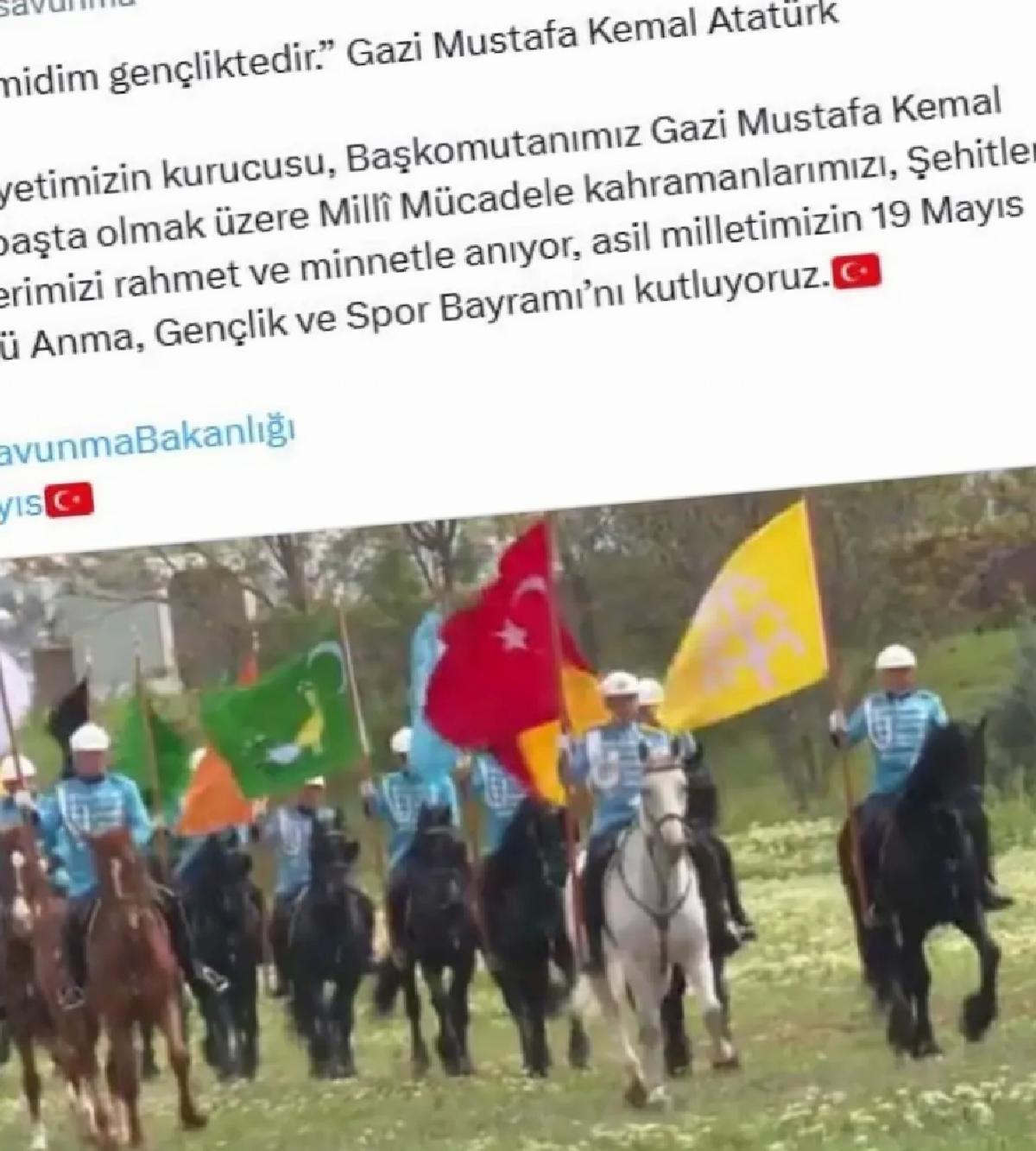 MSB’den 19 Mayıs Atatürk’ü Anma, Gençlik ve Spor Bayramı’na özel klip