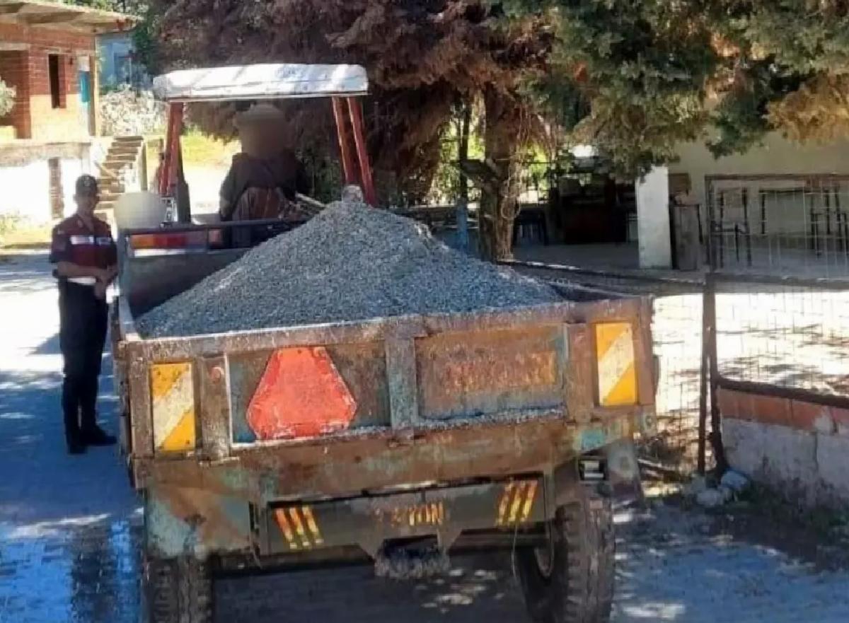 Müsaadesiz Kum Çeken Şahıs Yakalandı