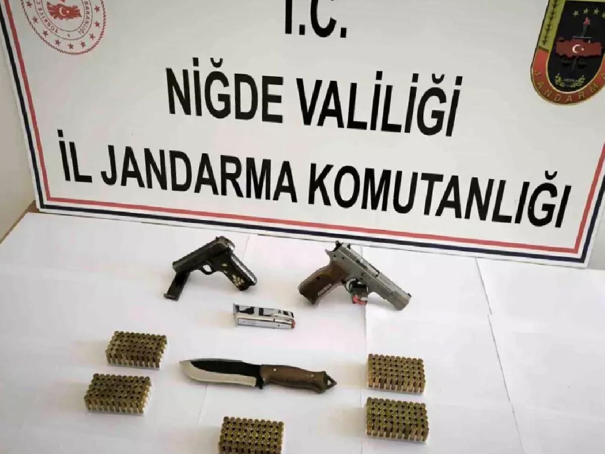 Niğde’de Ruhsatsız Silah Operasyonu