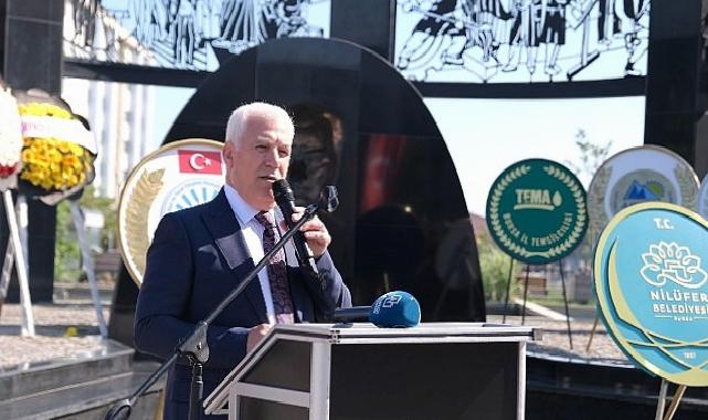 Nilüfer’de 19 Mayıs kutlamaları çelenk sunma merasimi ile başladı