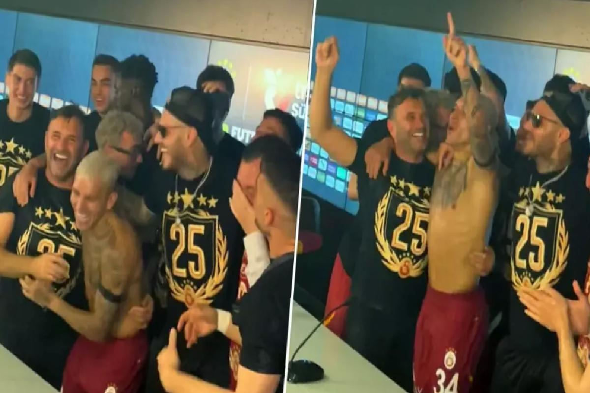 Okan Buruk’u istifaya davet ettiler! İşte futbolcuların basın toplantısını bastığı anlar