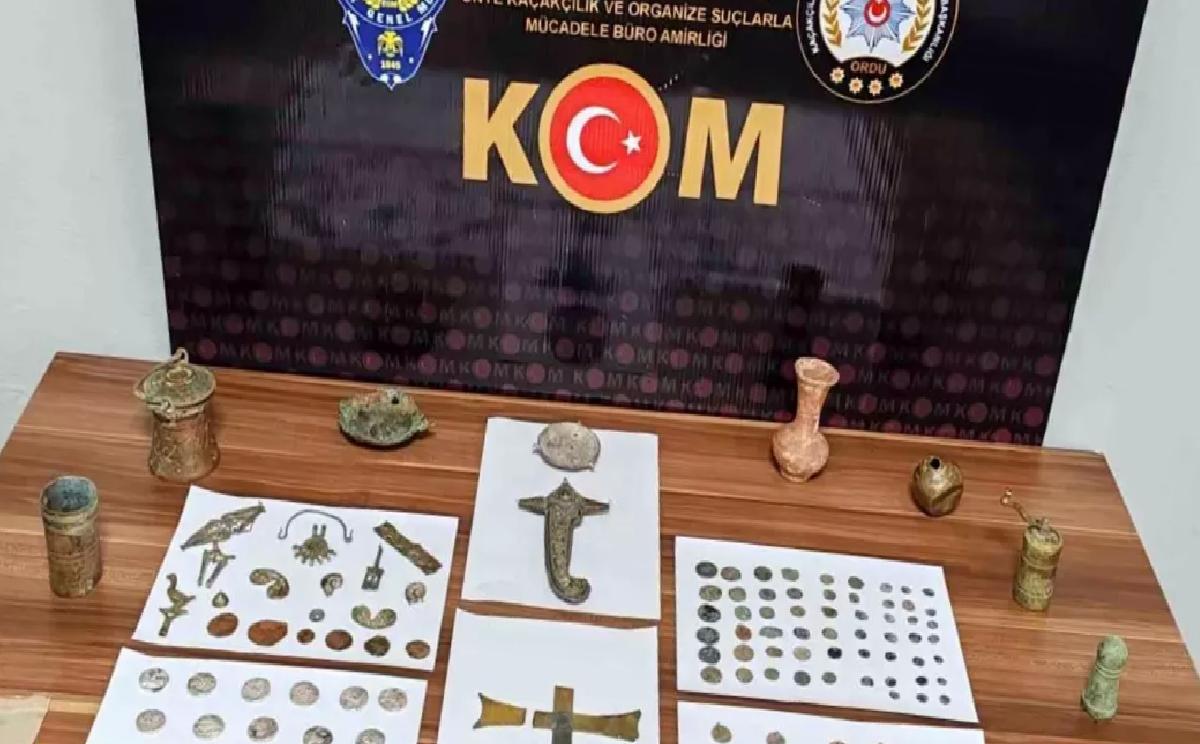 Ordu’da Tarihi Eşya Operasyonu