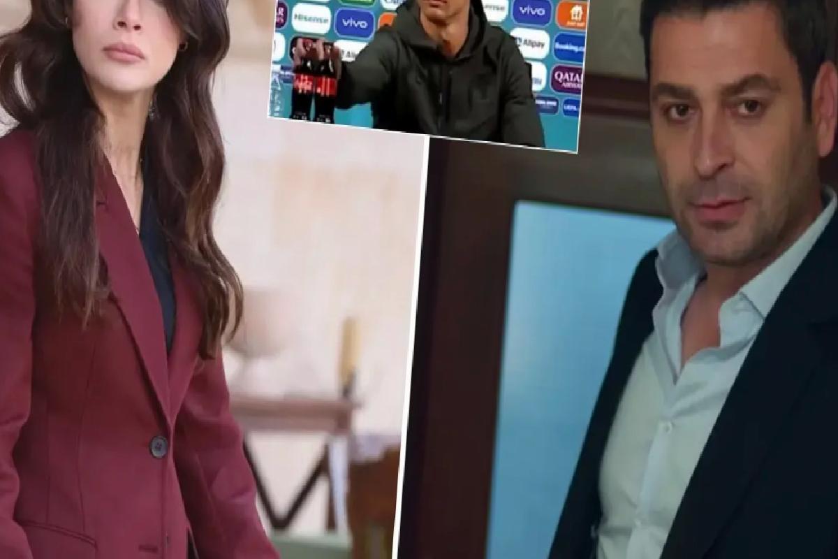 Ozan Akbaba ve Sinem Ünsal’ın Coca-Cola reklamı sonrası Ronaldo’nun görüntüsü viral oldu