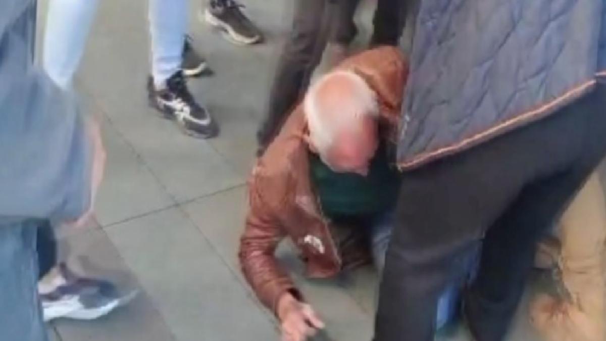 Özgür Özel’e saldıran kişinin gözaltına alınmadan evvelki son anları