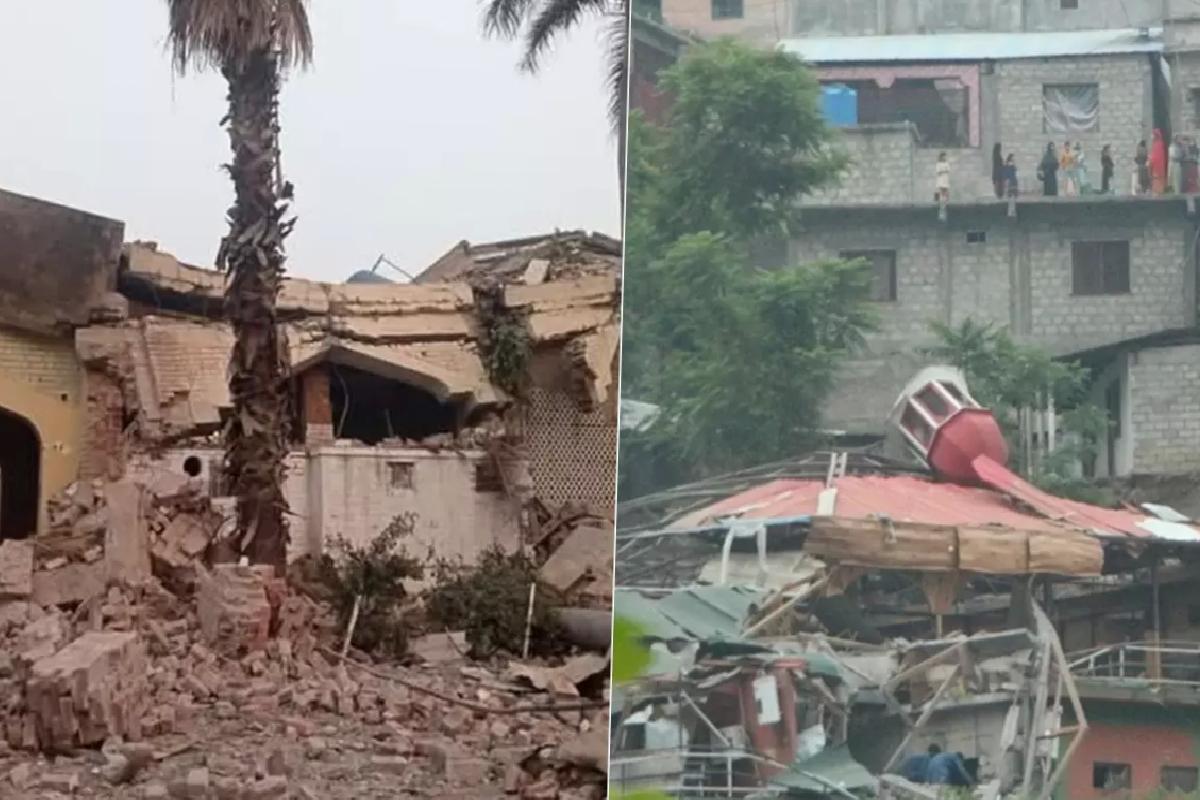 Pakistan-Hindistan tansiyonunda vurulan yerlerden birinci manzaralar
