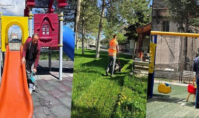 Park ve Bahçeler Müdürlüğü’nden Ağır Bahar Mesaisi