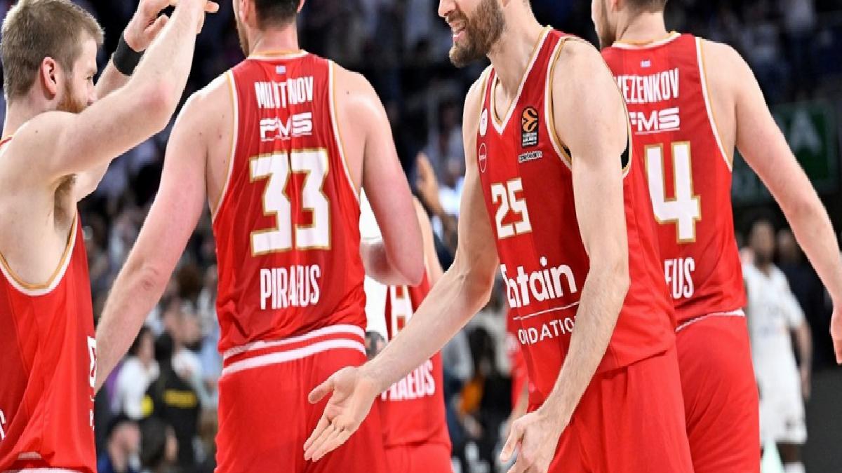Real Madrid’i yenen Olympiakos, EuroLeague’de dörtlü finalde