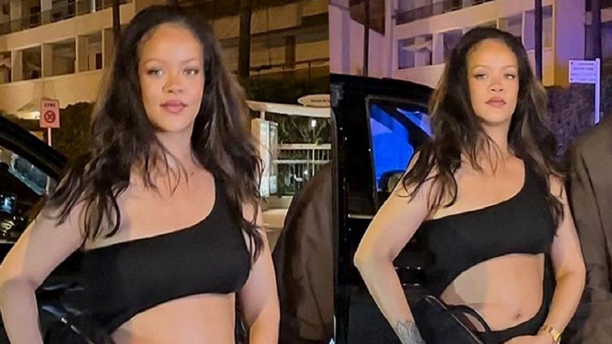 Rihanna ve ASAP Rocky Cannes’d aşk pozları! Tezli elbisesi dikkat çekti