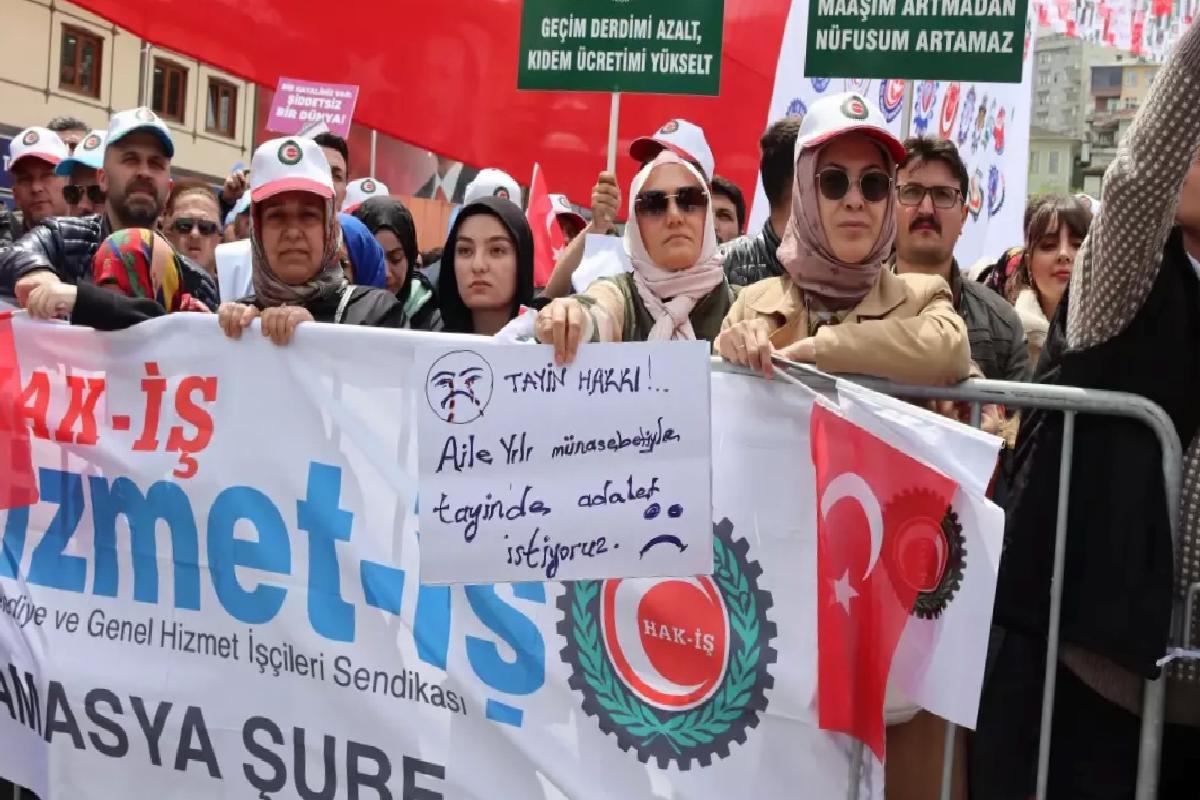 Rize’de 1 Mayıs Coşkuyla Kutlandı
