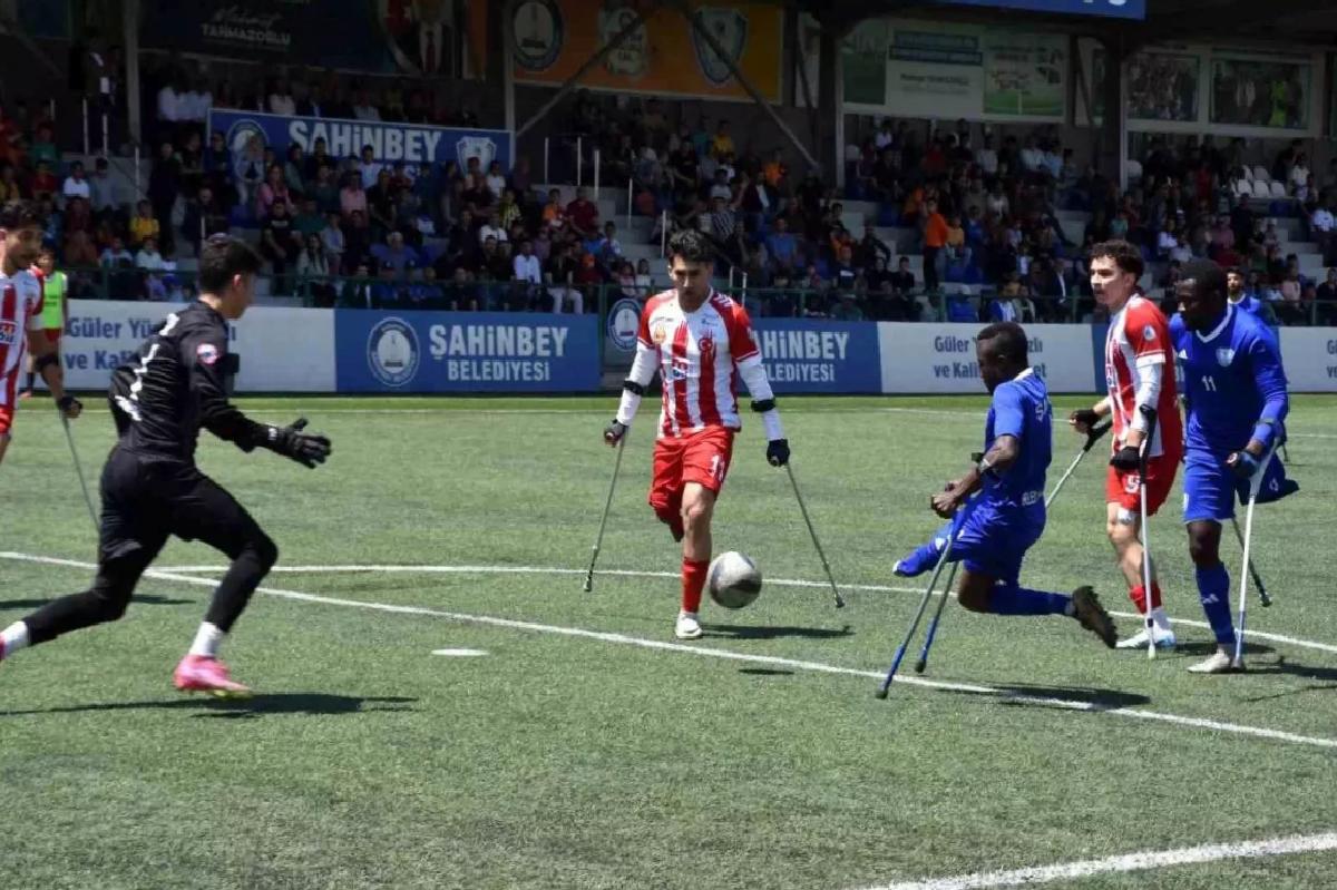 Şahinbey Belediye Spor Ampute Futbol Ekibi, Şampiyonluk Yolunda Kıymetli Bir Galibiyet Aldı