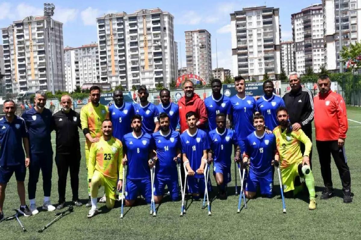 Şahinbey Belediye Spor, Ampute Futbol Ligi’nde 7-1 ile Galip Gelerek Şampiyonluğa Yaklaşıyor