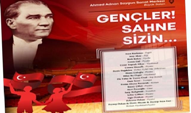 Sahne genç müzisyenlerin olacak