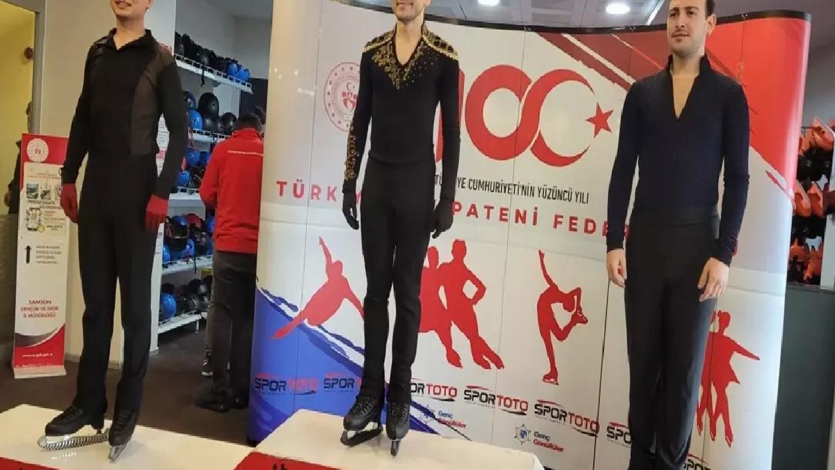 Samsun’da Artistik Buz Pateni Müsabakası Sona Erdi