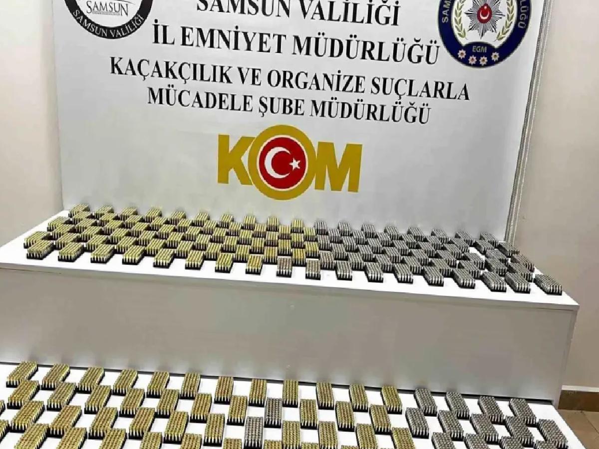 Samsun’da Av Bayisinde 8.500 Kayıt Dışı Fişek Ele Geçirildi