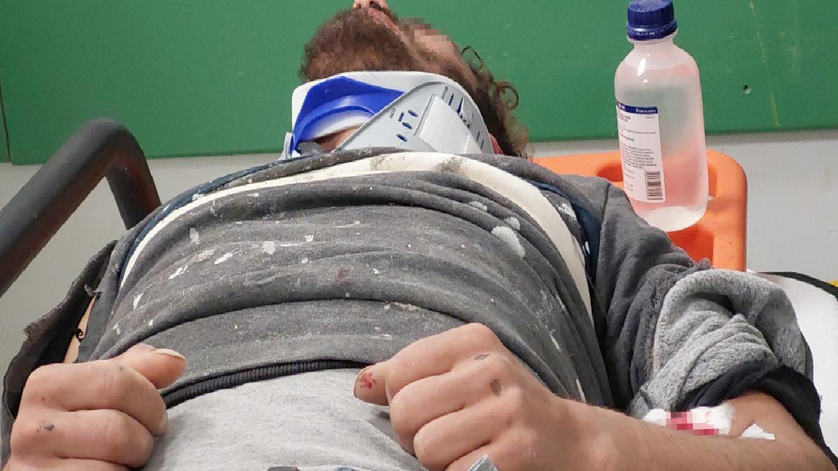Samsunda inşaattan düşen personel vefattan döndü