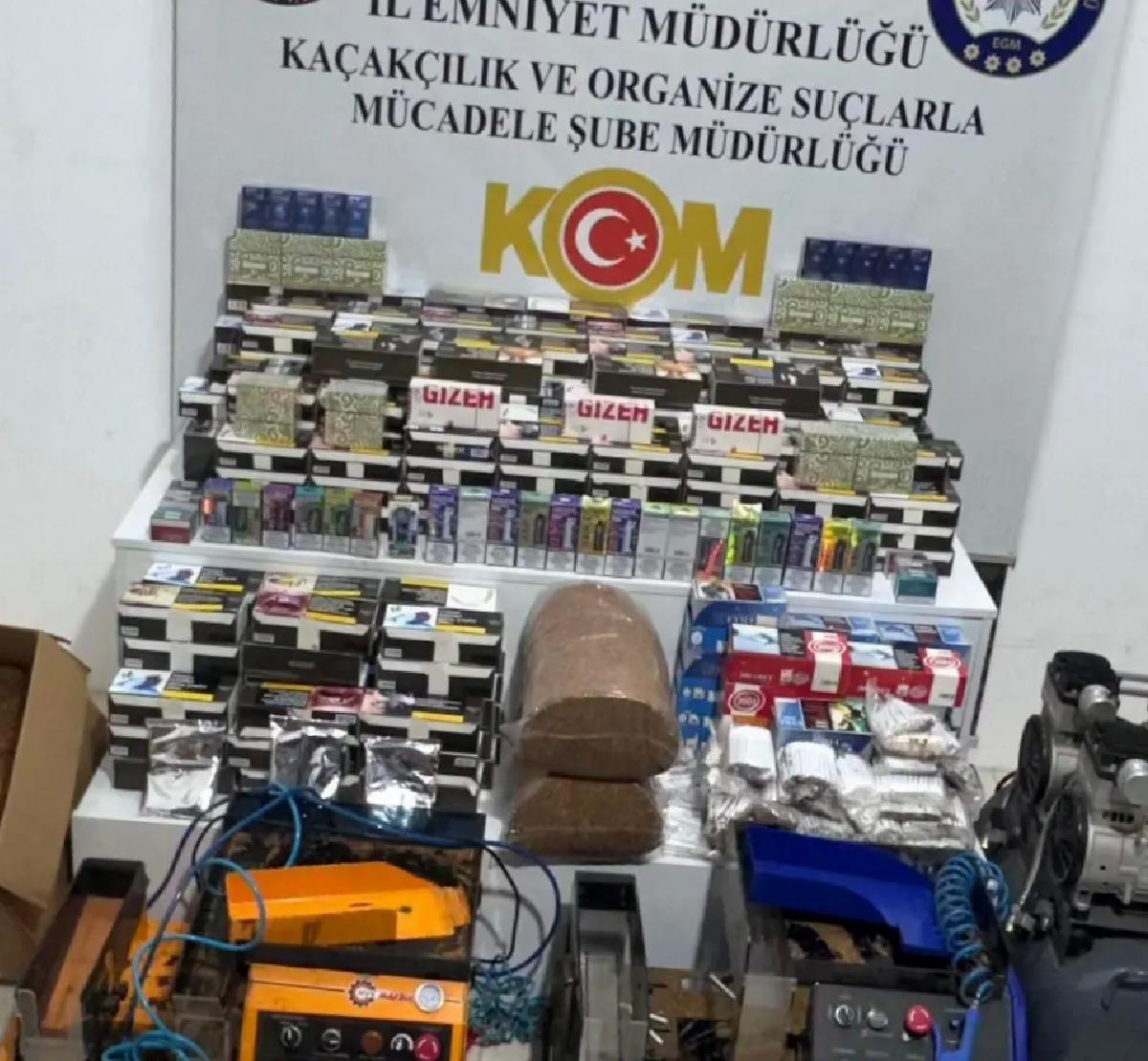 Samsun’da Kaçak Tütün Operasyonu