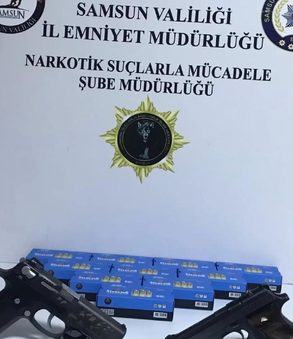 Samsun’da Silah Kaçakçılığı Operasyonu