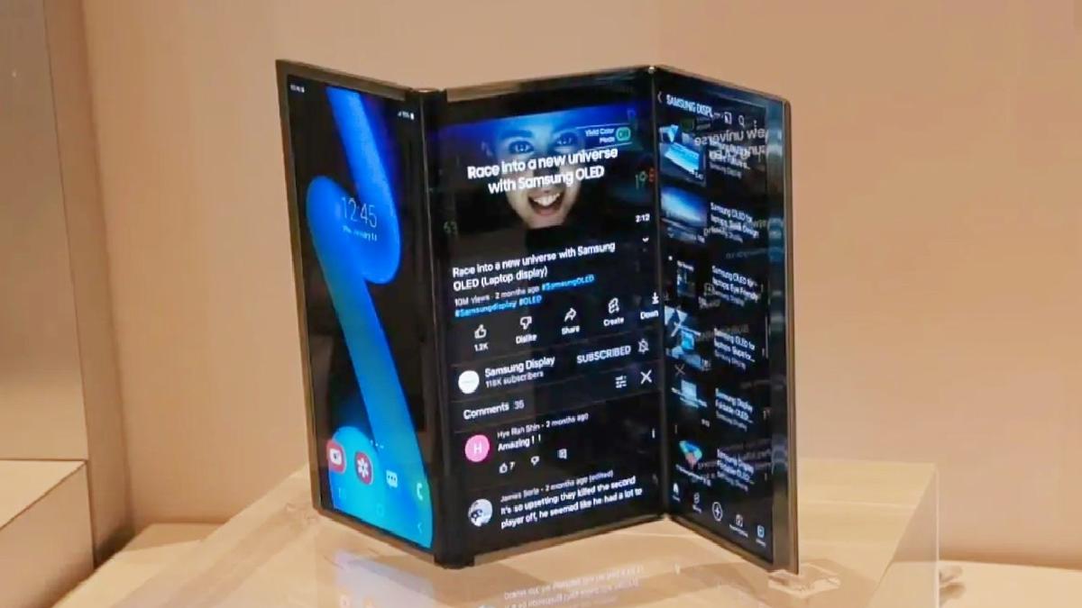 Samsung’un üçe katlanan telefonu silikon karbon pille gelebilir