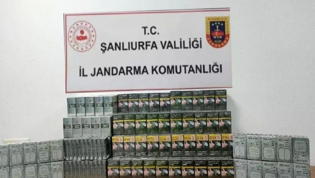 Şanlıurfa’da 980 Paket Kaçak Sigara Ele Geçirildi
