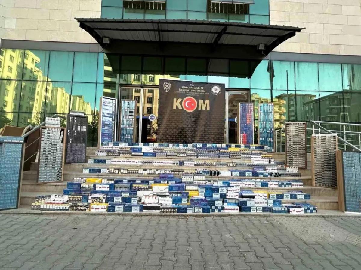 Şanlıurfa’da Kaçak Sigara Operasyonu