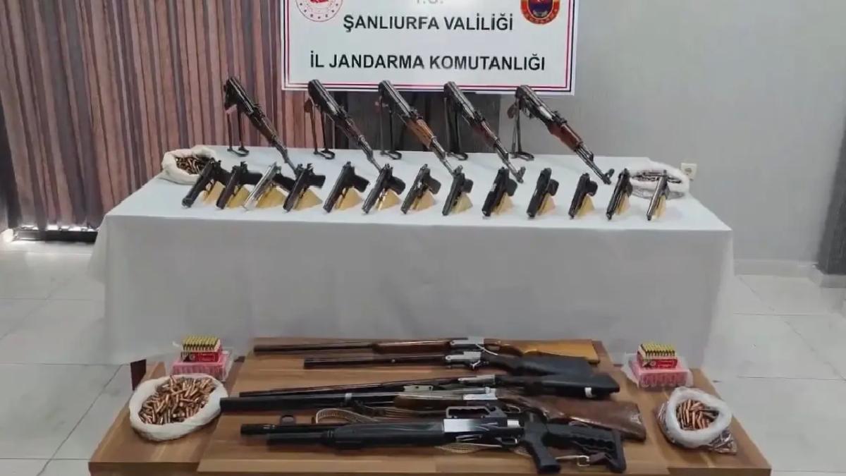 Şanlıurfa’da Silah Kaçakçılığı Operasyonu