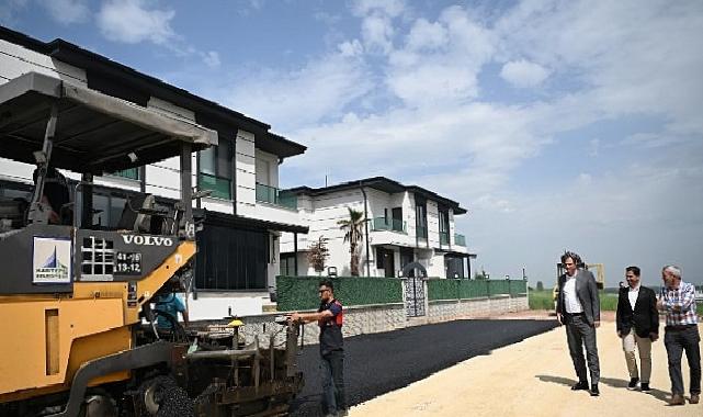 Sarımeşe Mahallesi’ne 750 Tonluk Asfalt