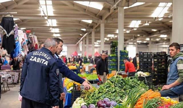 Selçuklu Belediyesi’nden Pazar Yeri Kontrolü