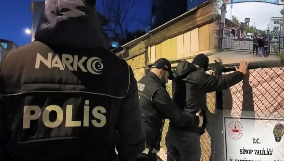 Sinop’ta Uyuşturucu ve Uydurma Dömiz Operasyonu