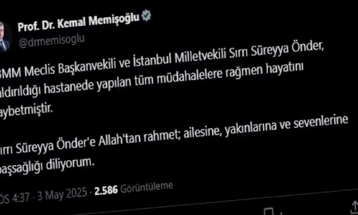 Sırrı Süreyya Başkan’ın Vefatı