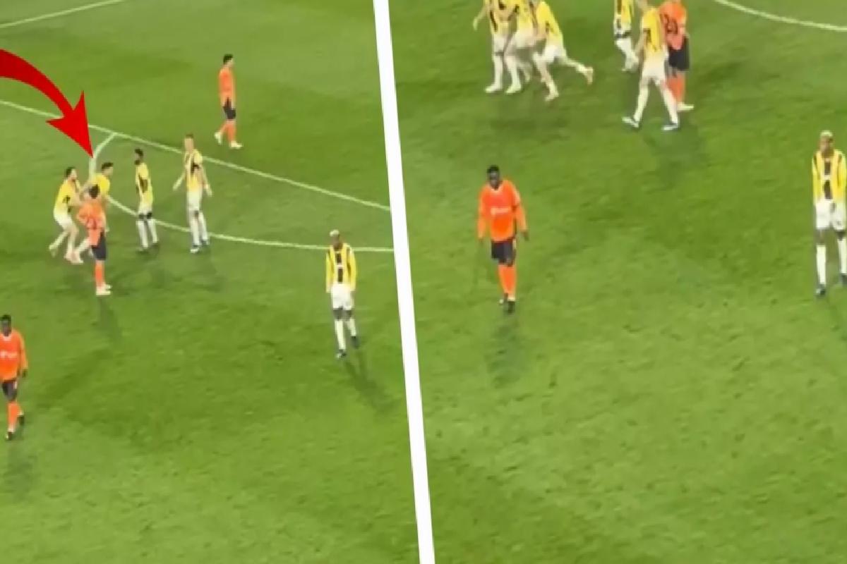 Tadic’in Talisca’ya saldırmaya çalıştığı anlar kamerada