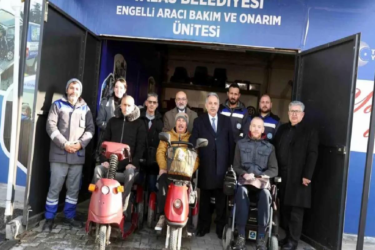 Talas Belediyesi’nden Engelli Vatandaşlara Fiyatsız Araç Bakım Hizmeti
