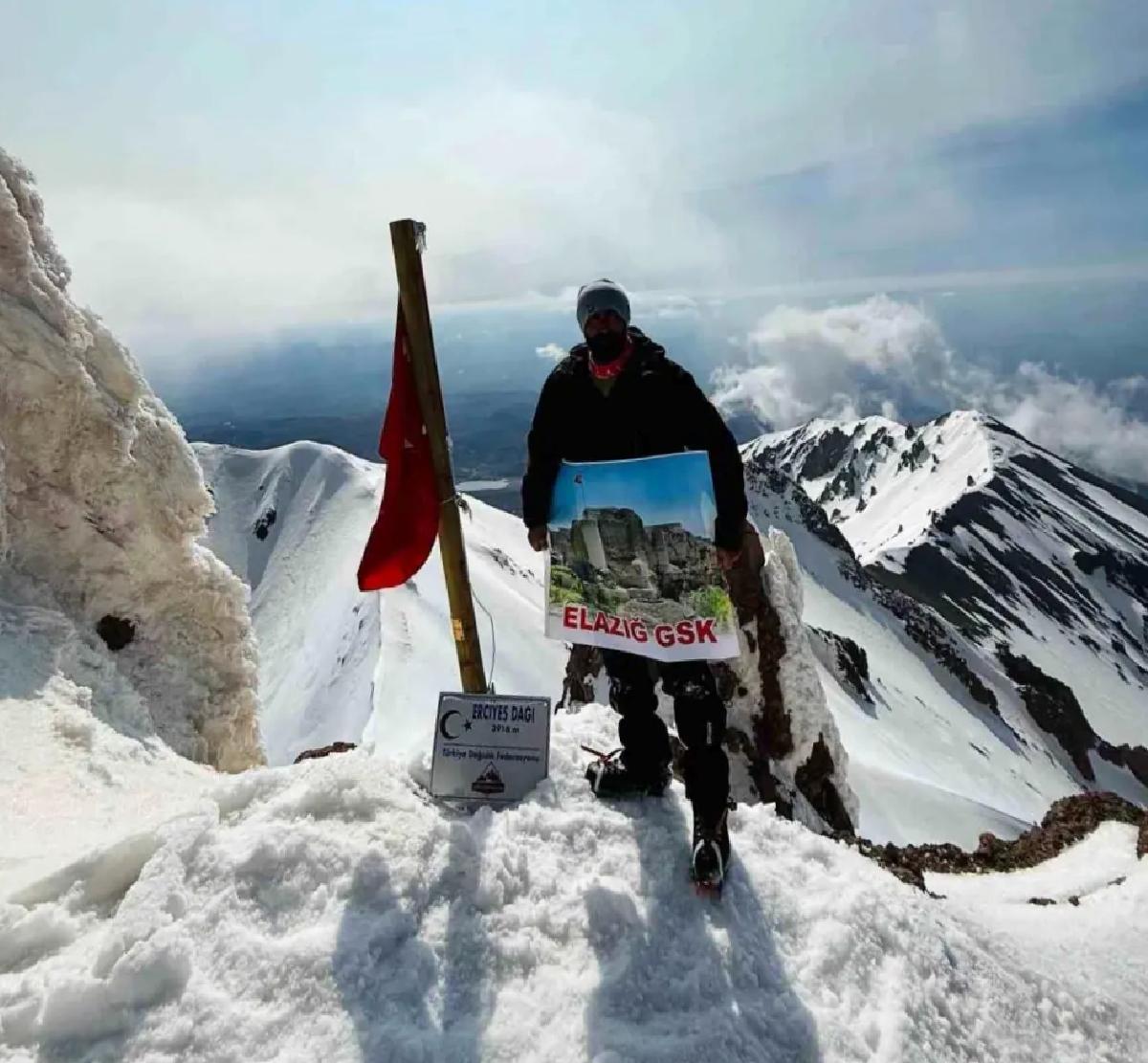 Tarık Trap, Erciyes Dağı Doruğuna Tırmandı