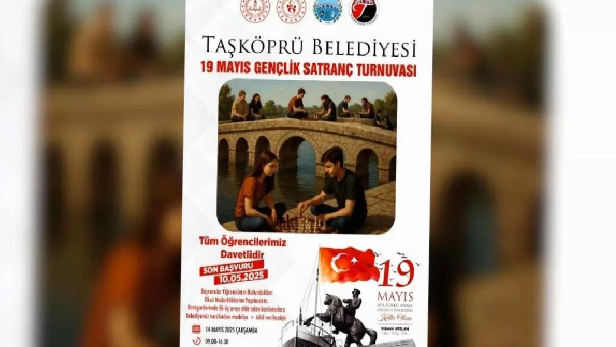 Taşköprü’de Satranç Turnuvası Düzenleniyor