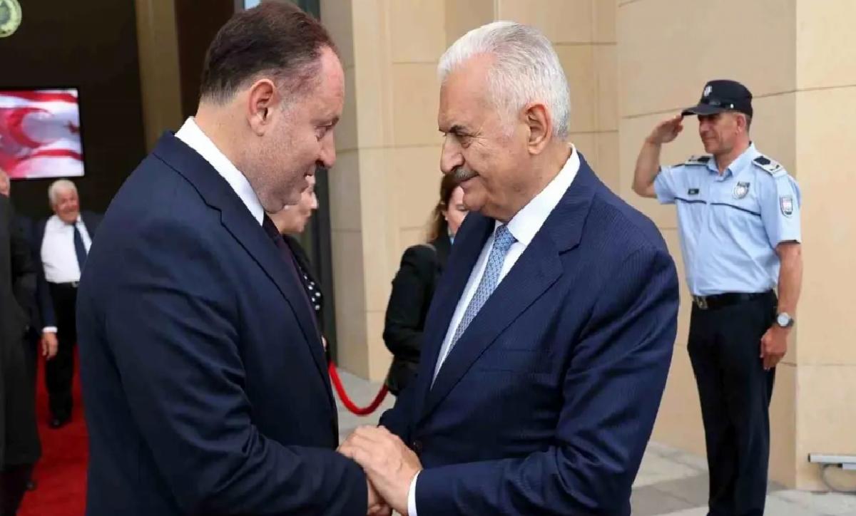 TDT Aksakallar Konseyi Başkanı Yıldırım, KKTC Meclis Lideri Öztürkler ile bir ortaya geldi
