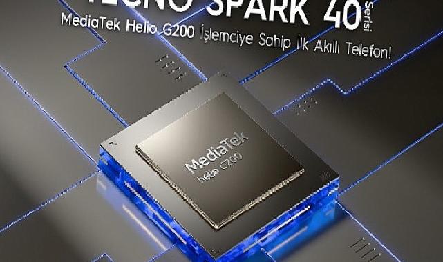 TECNO SPARK 40+, MediaTek Helio G200 İşlemciye sahip birinci akıllı telefon olacak!