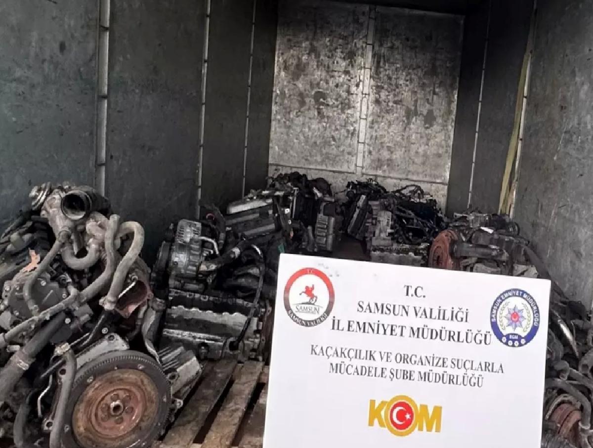 Tekkeköy’de Kaçak Motor Operasyonu