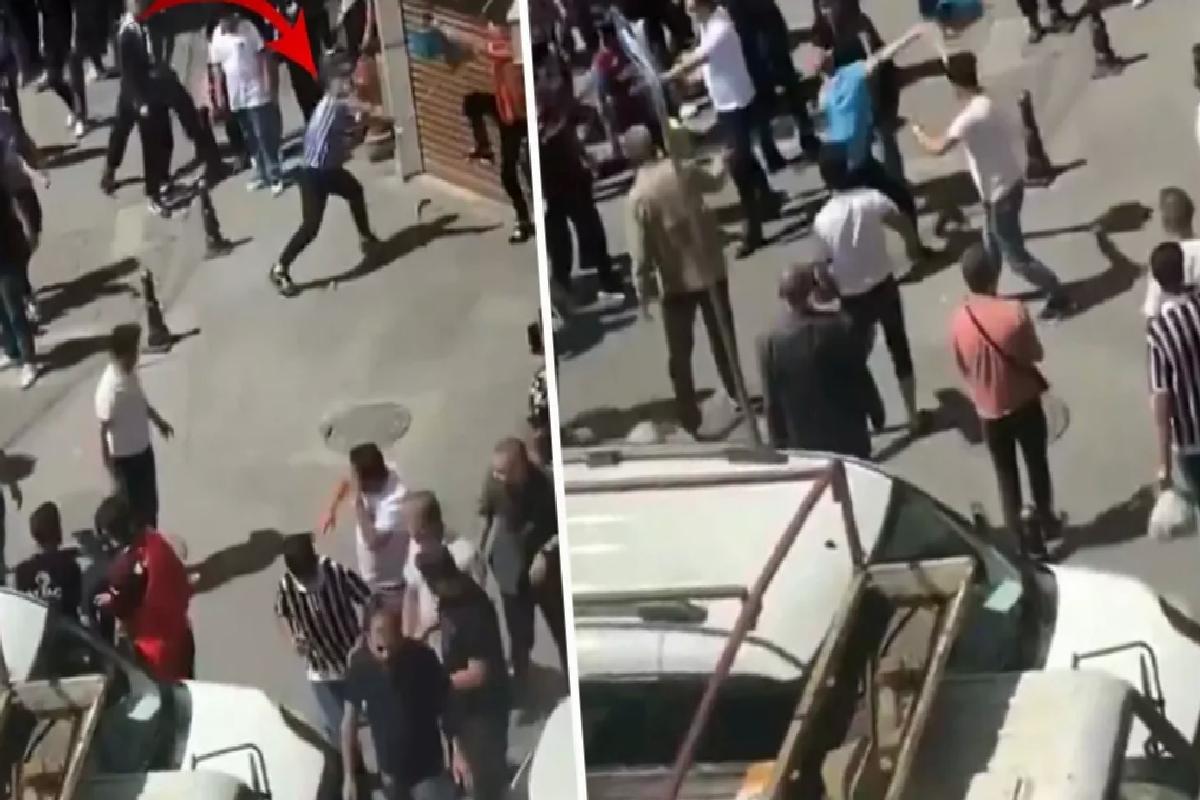 Tekmeler yumruklar havada uçuştu! Kupa finali öncesi ortalık savaş alanına döndü