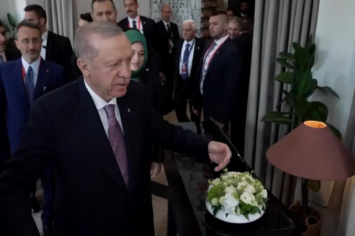 Tepeye damga vuran an! Erdoğan, karşısında görünce dayanamadı: Gel bir sarılayım sana