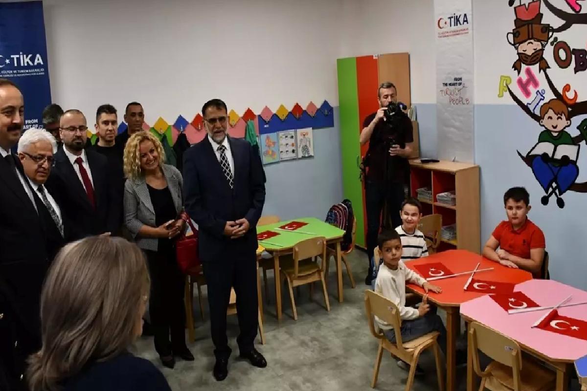 TİKA’dan Kuzey Makedonya’da Eğitim Dayanağı