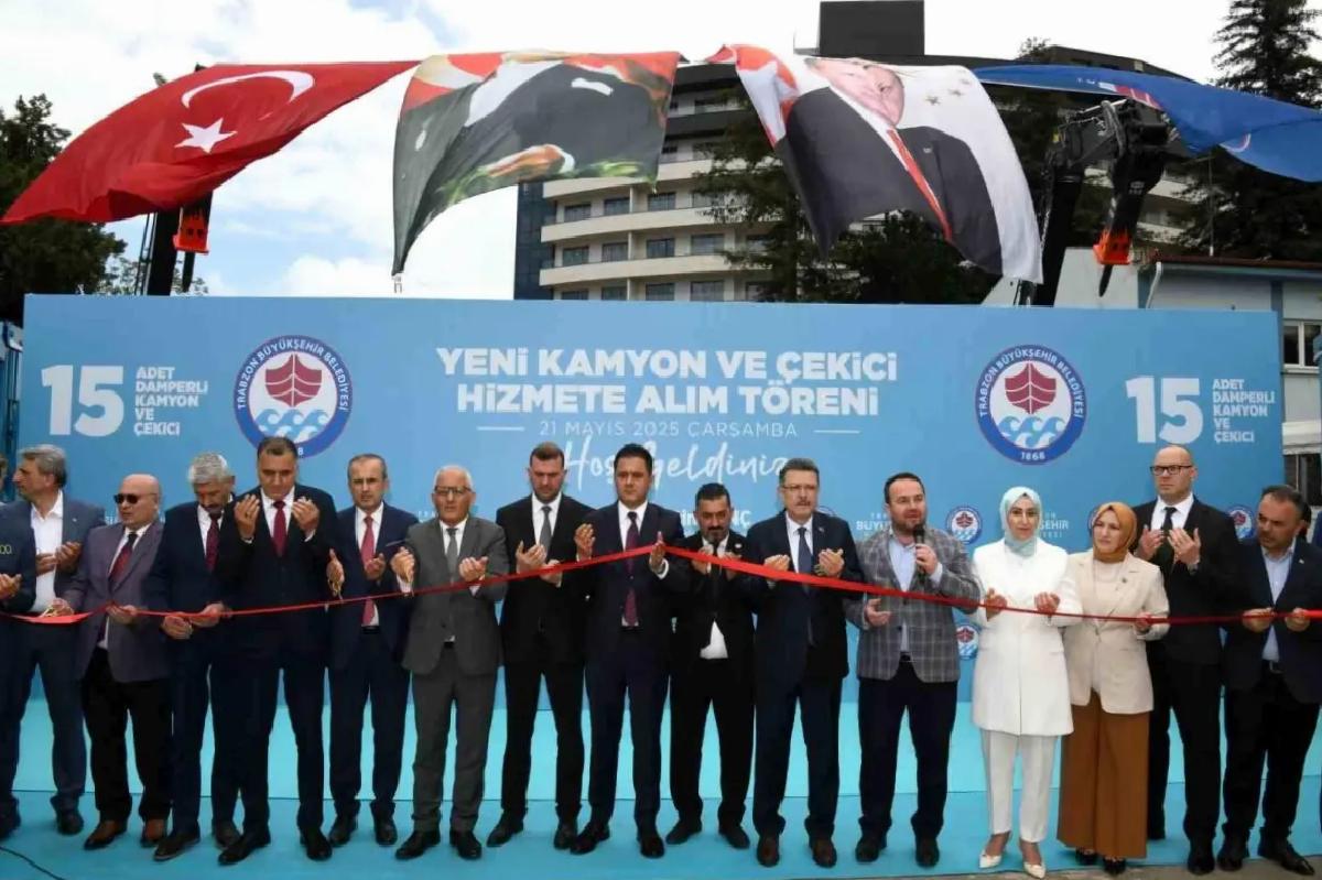 Trabzon Büyükşehir Belediyesi Araç Filosu Güçleniyor