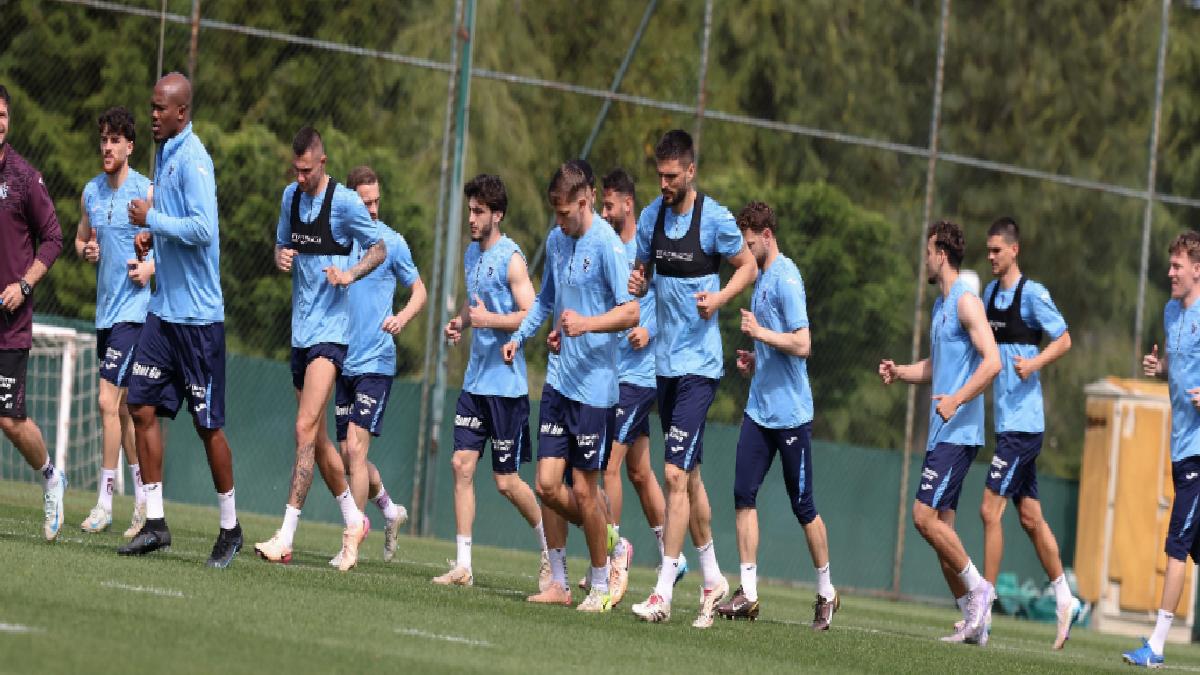 Trabzonspor’da Samsunspor maçı hazırlıkları sürdü
