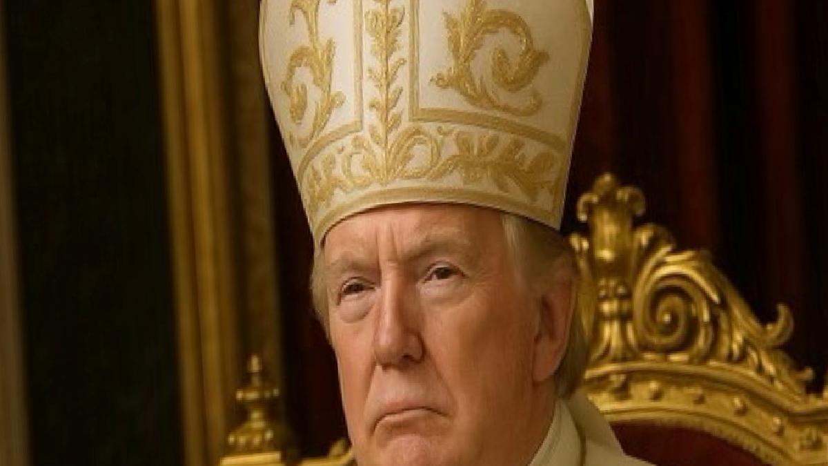 Trump: Beni Papa üzere gösteren fotoğrafla ilgim yok