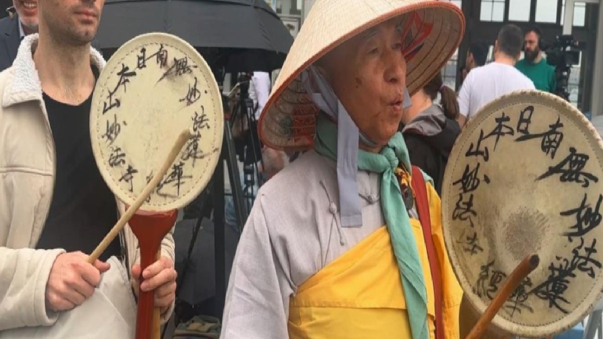 Ünlü Japon rahip barış için Dolmabahçe’de dua etti