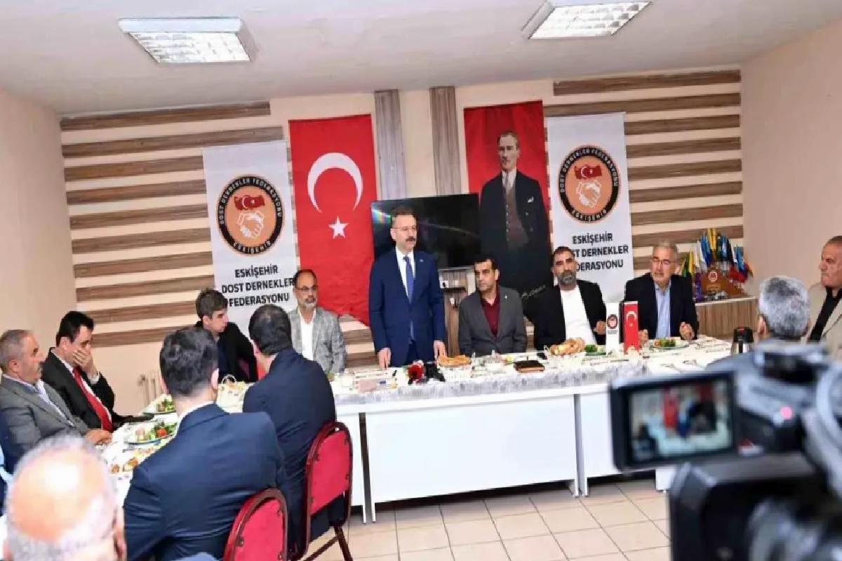 Vali Aksoy’dan Dost Dernekler Federasyonu’na Ziyaret