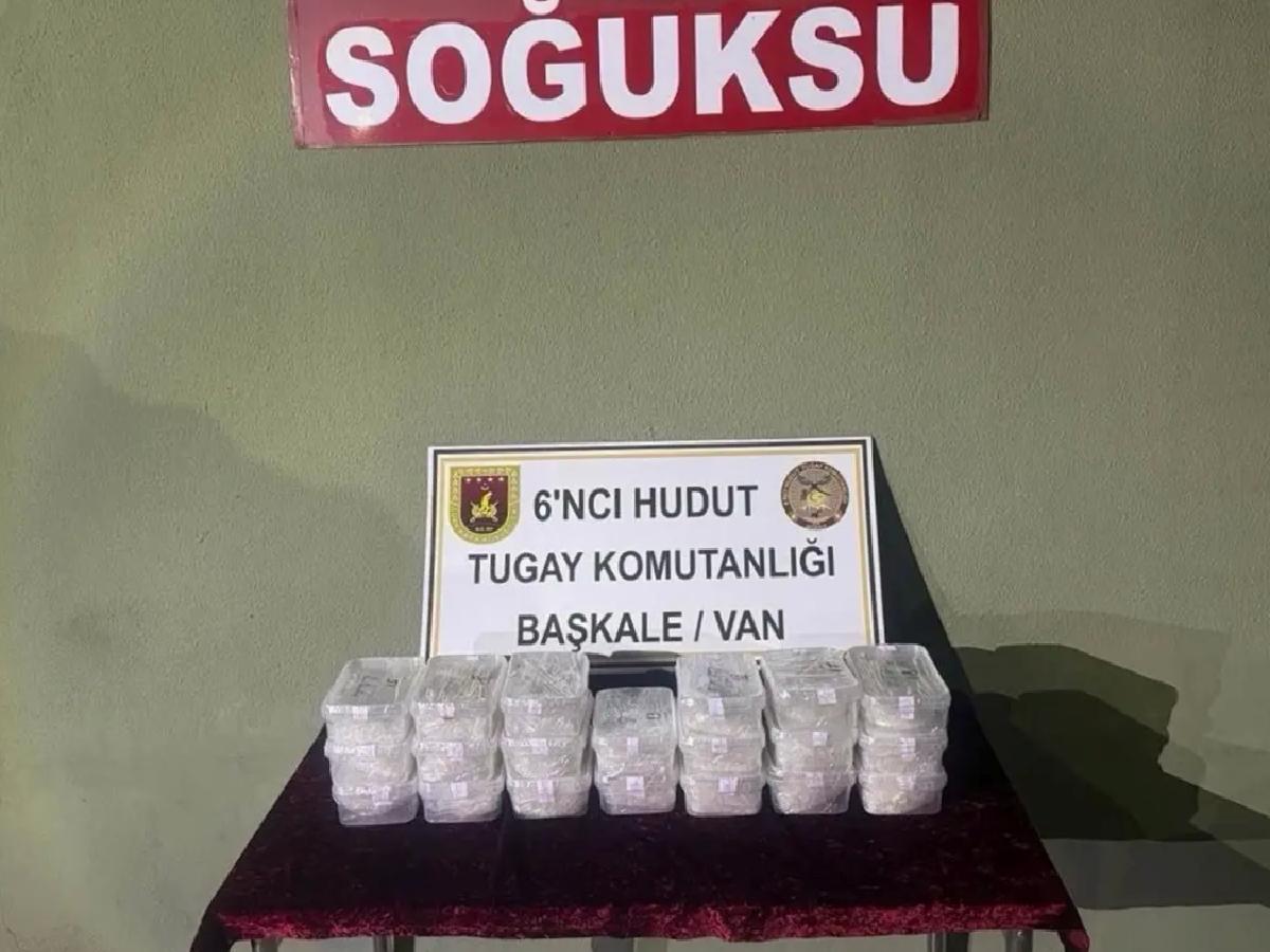 Van Hudut Çizgisinde 22 Kilo Uyuşturucu Ele Geçirildi