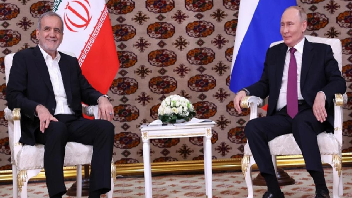 Vladimir Putin, Mesud Pezeşkiyan ile görüşme gerçekleştirdi