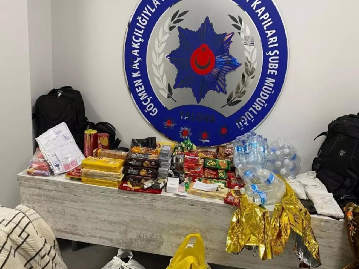 Yalova’da Bilinmeyen Göçmen Operasyonu