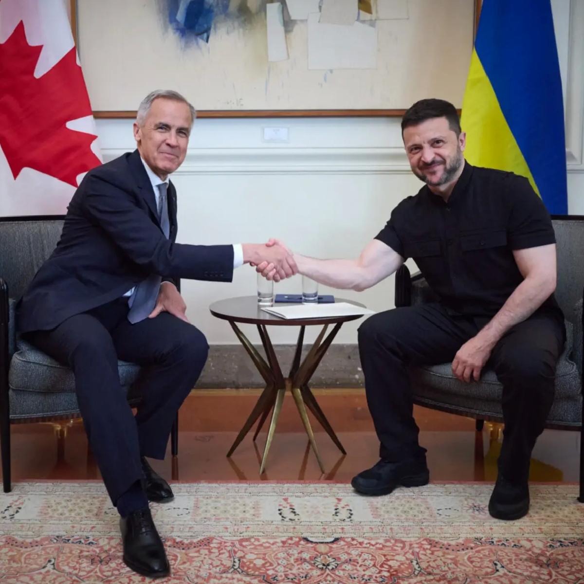 Zelenskiy ve Carney’den Takviye Görüşmesi