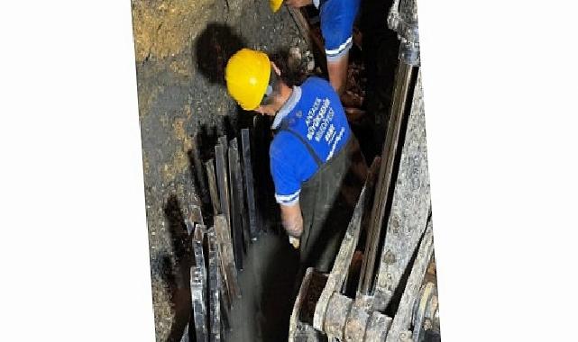 Ziyan gören kollektör sınırı onarıldı