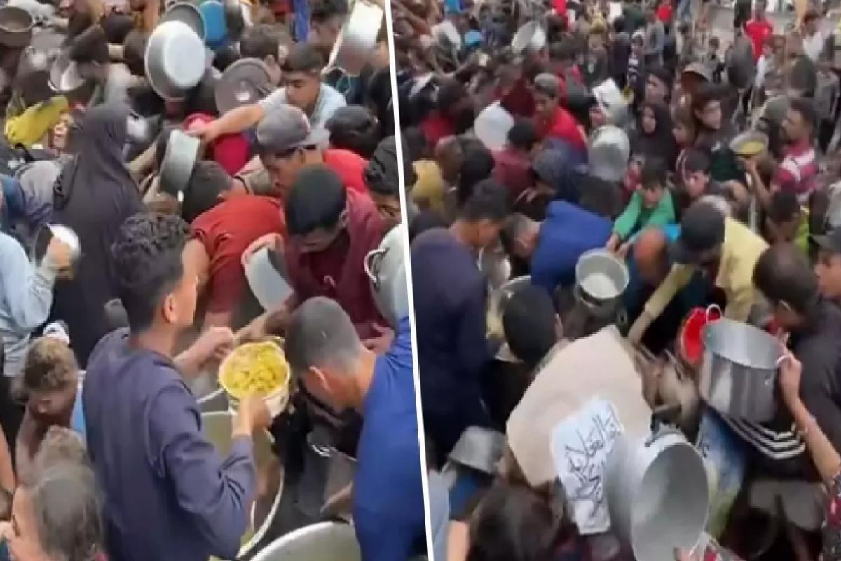 Zulüm altındaki Gazze’den insanlık ismine utanç verici imgeler